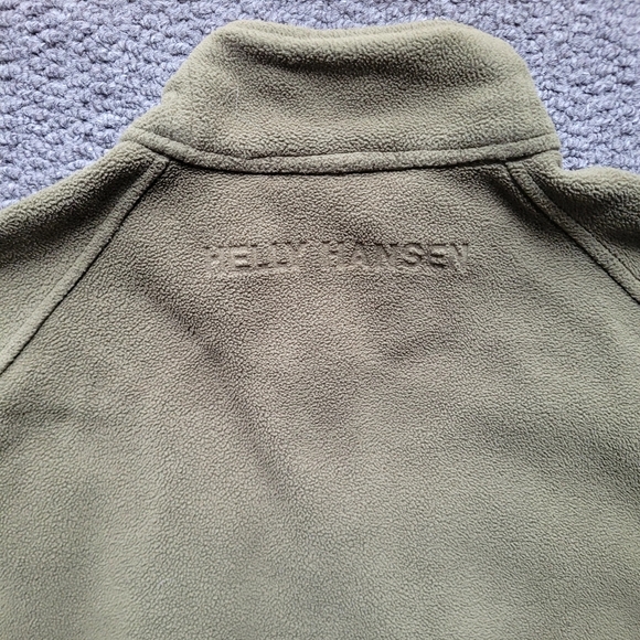 Helly hansen men's zip up fleece size XL sweater sweatshirt green long sleeve - Picture 4 of 14